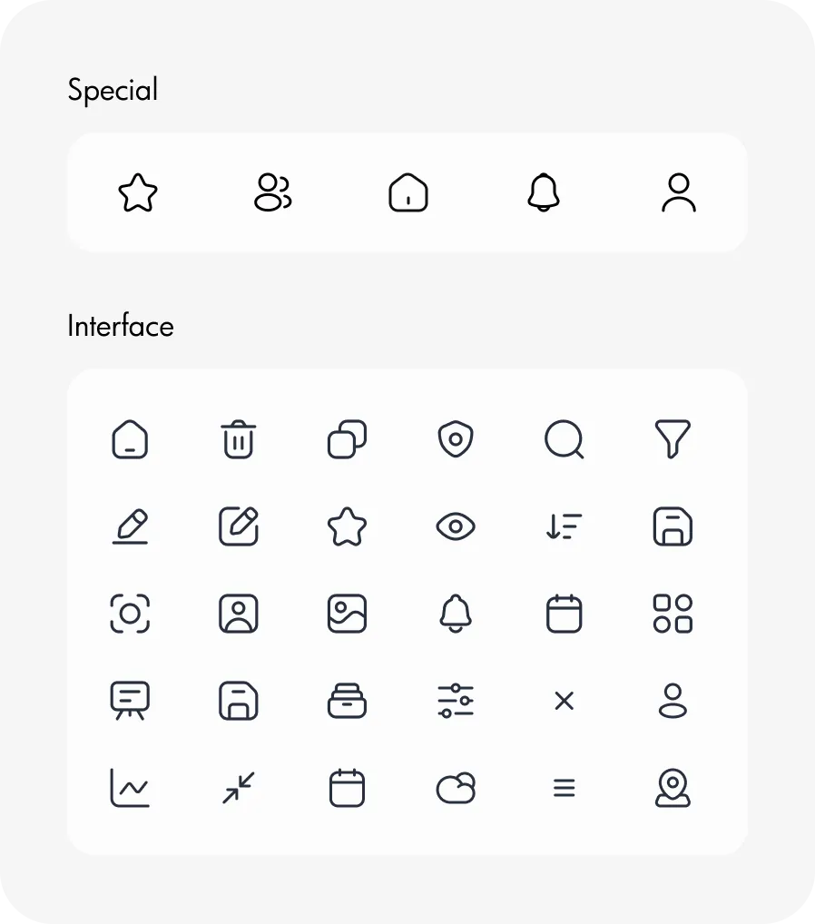 Icon Style guidelines by Youiocean