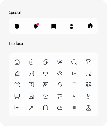 Icon Style guidelines by Youiocean for Fyndsigns