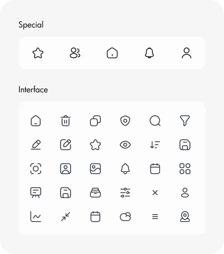 Icon Style guidelines by Youiocean for Kohinoor