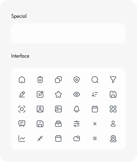 Icon Style guidelines by Youiocean for RD PRO