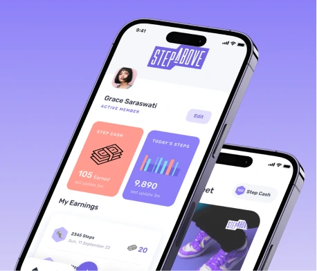 Step Above home screen - Youiocean