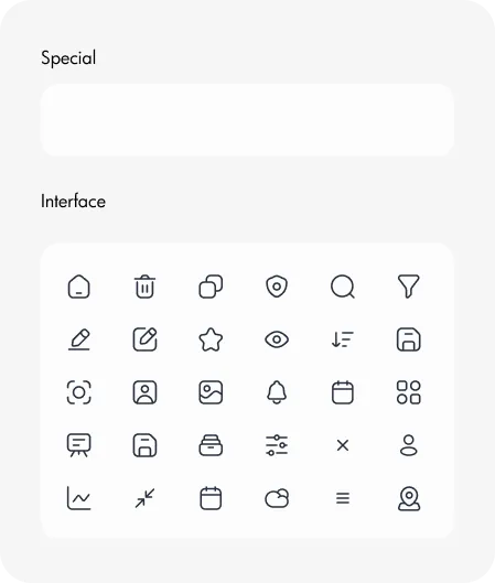 Icon Style guidelines by Youiocean for Ultravision