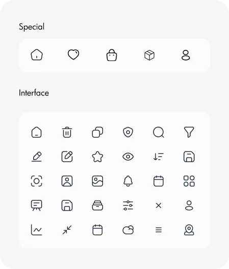 Icon Style guidelines by Youiocean for IPFKART