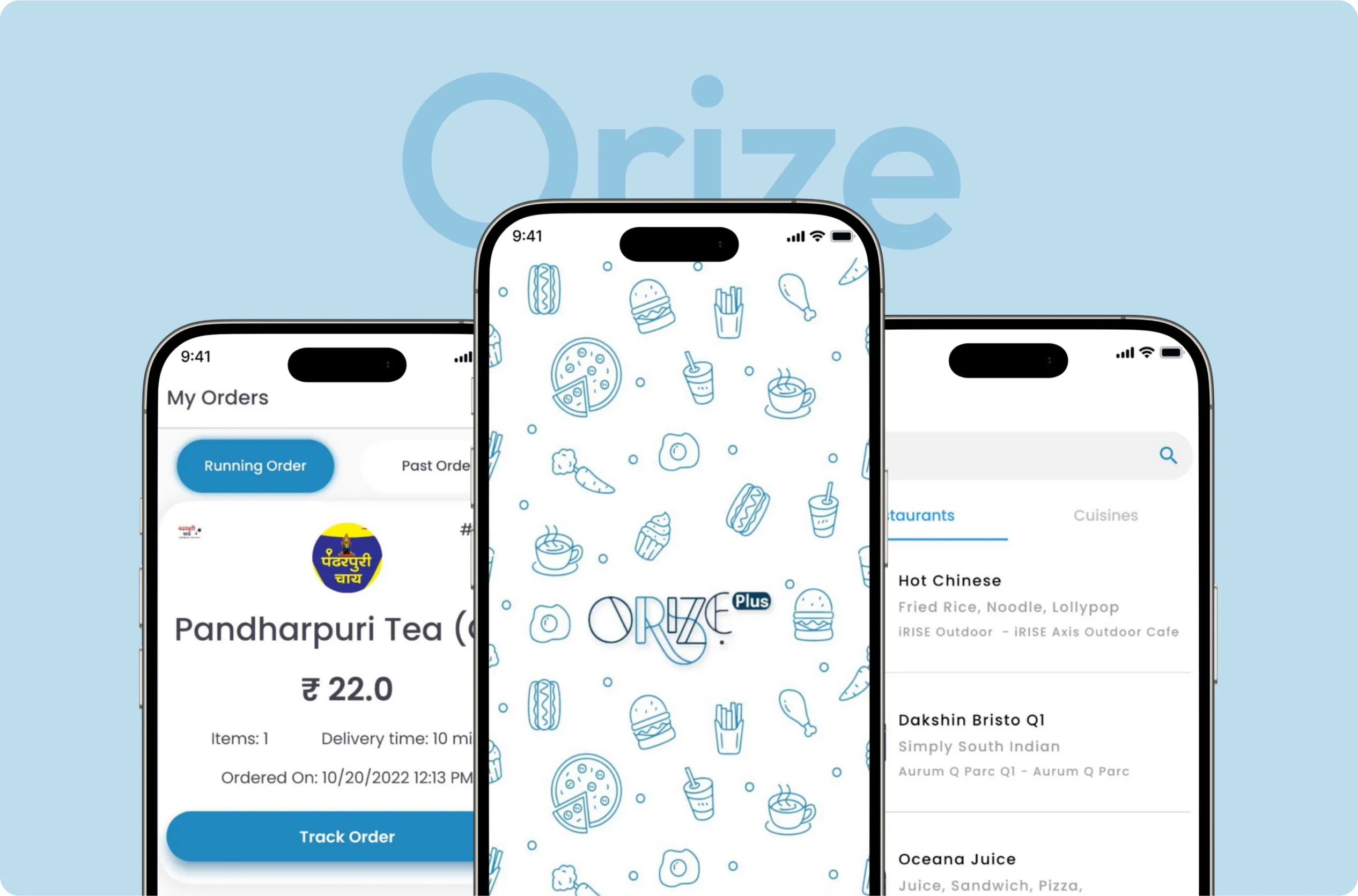 Food ordering platform – OrizePlus | Youiocean